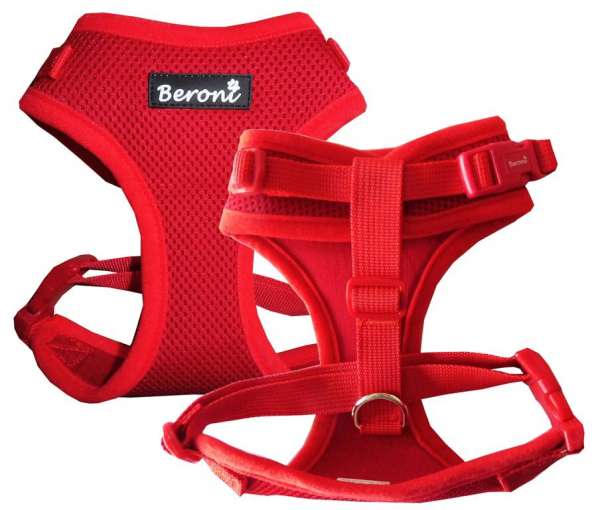 Beroni® harnais chat Beroni Easy Walking 2.0 rouge