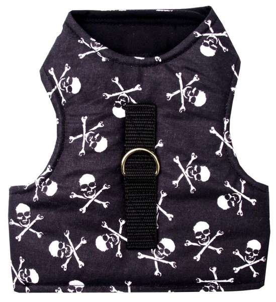 Haute qualité harnais chat Pirate Skull anti-fuite MADE IN GERMANY